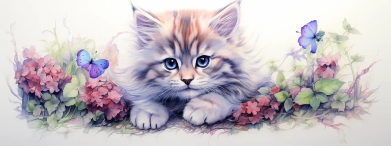 Best Kitten Coloring Pages