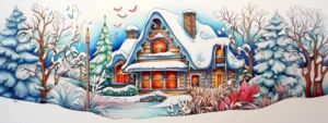 Best Winter Coloring Pages