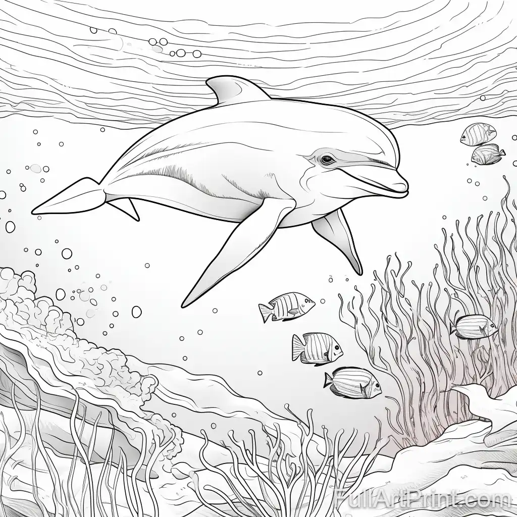 Ocean Symphony Coloring Page